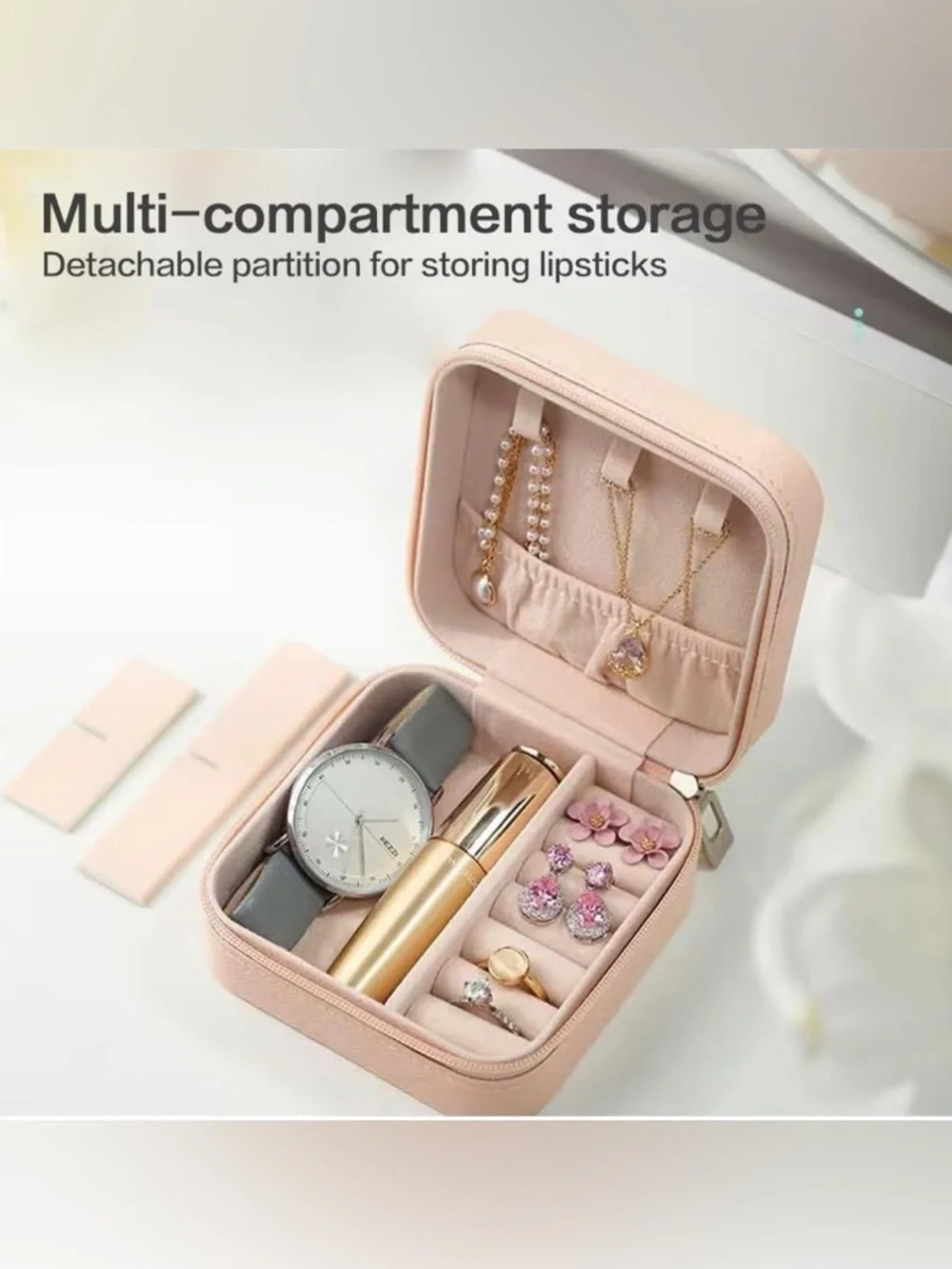 NWT~ Jewelry Box Organizer~ Customizable ~ White